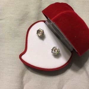Bret Roberts genuine CZ earrings.